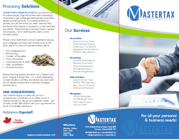 brochure Customized Poster Design - Elevate Service Awareness.