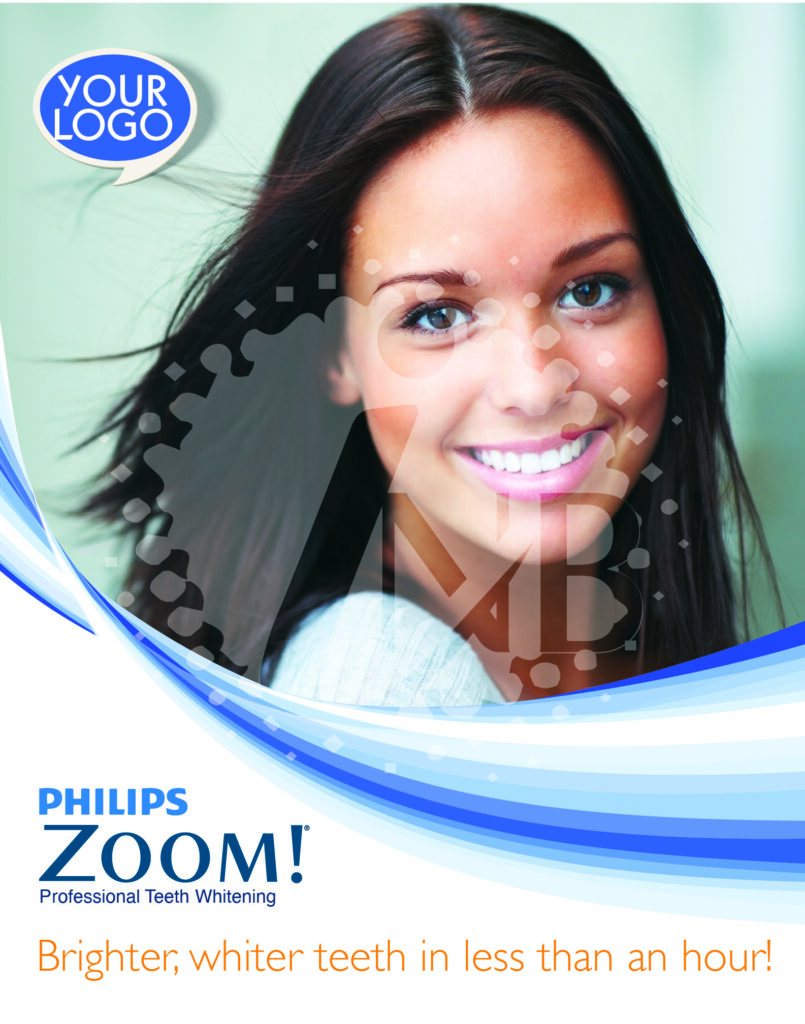 Dental teeth whitening poster 