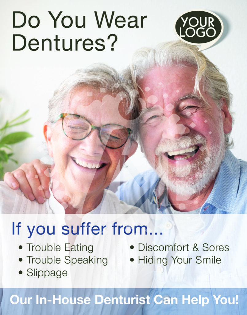 In-House Denturist Dental Poster 