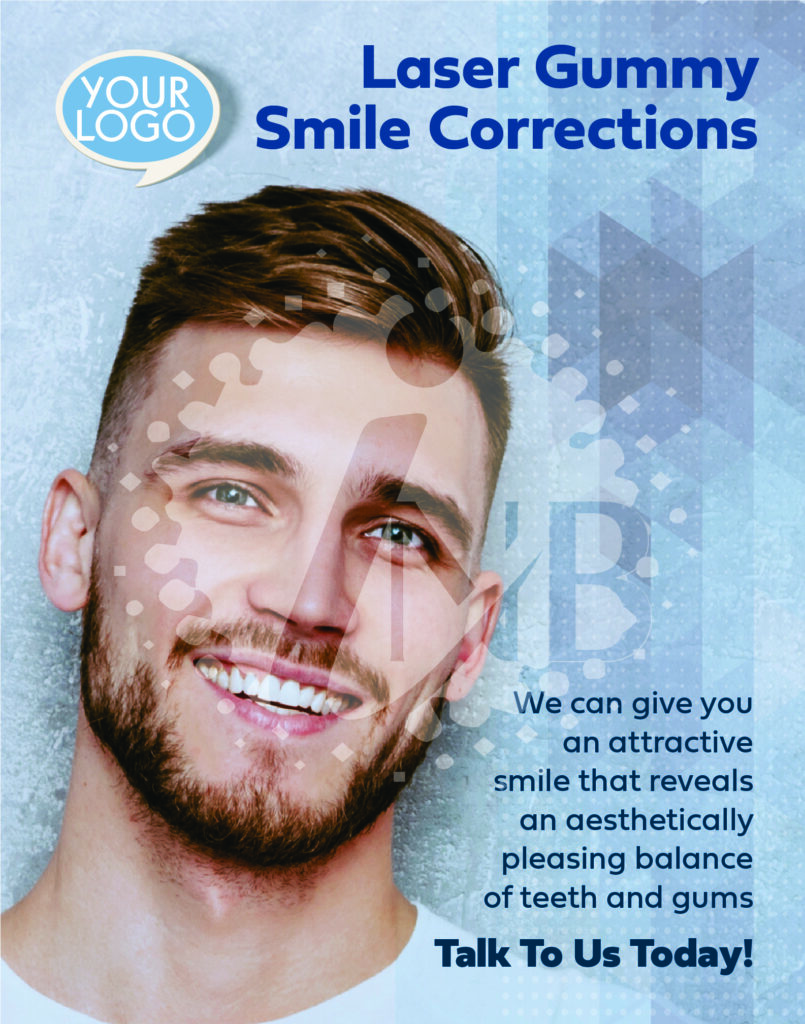 Dental Laser Gummy Smile Corrections Poster