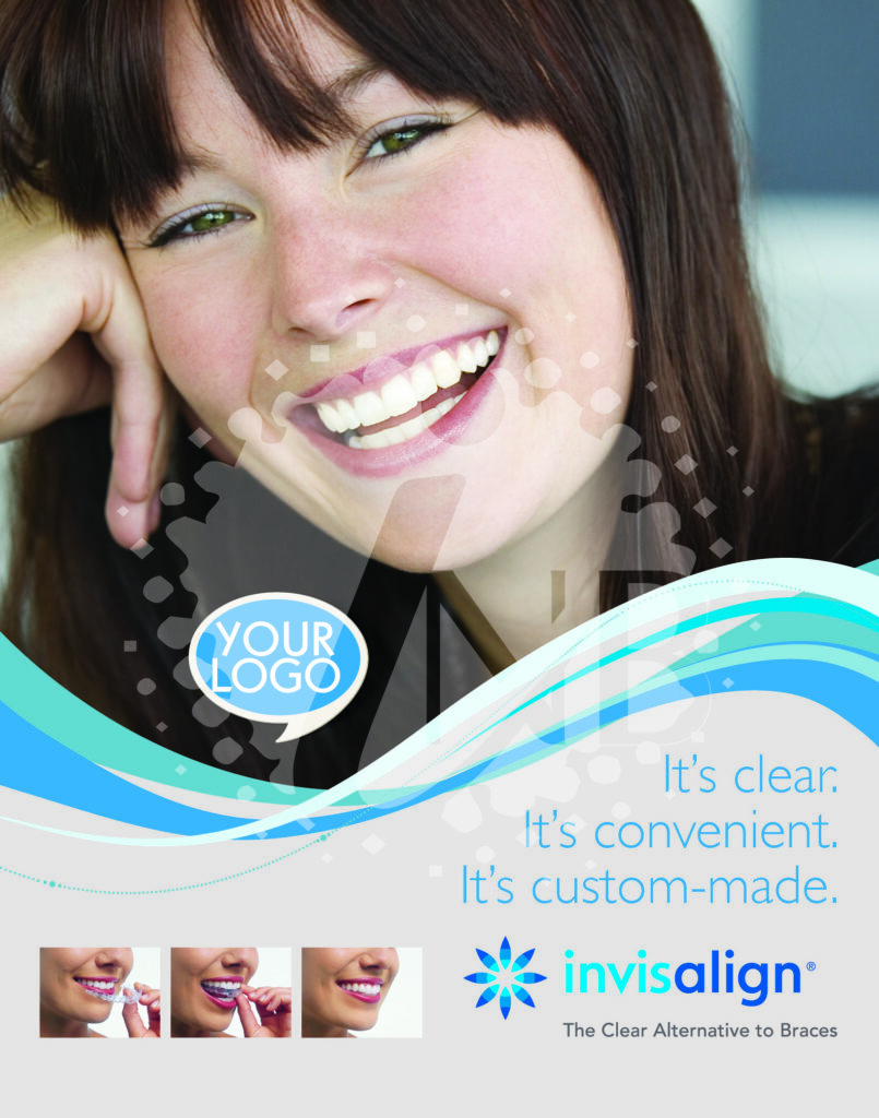 Perfect Smile Woman Dental Invisalign Poster 