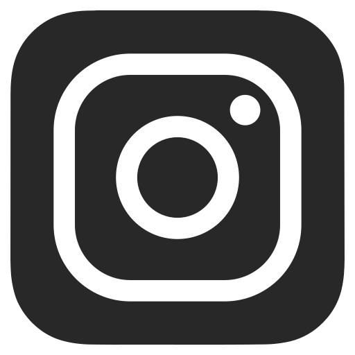 black Instagram advertising icon for dental social media marketing 