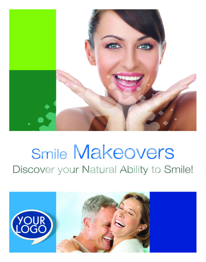 Multi Coloured Smile Makeovers Dental Posters