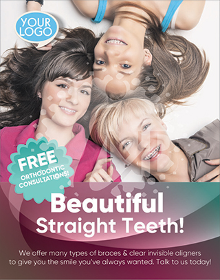 Dental orthodontics poster O5013